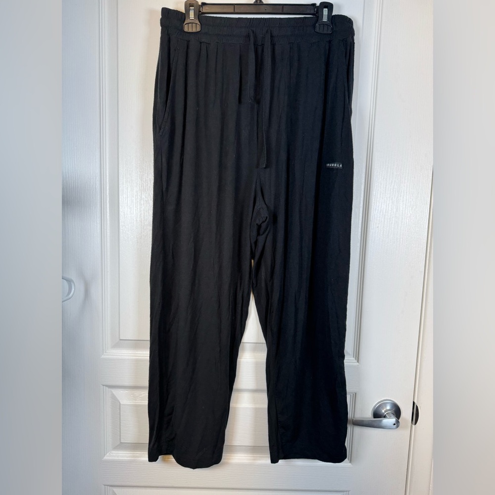 YoungLA Black Lounge Pants Gym Activewear Size XL GUC #5507
